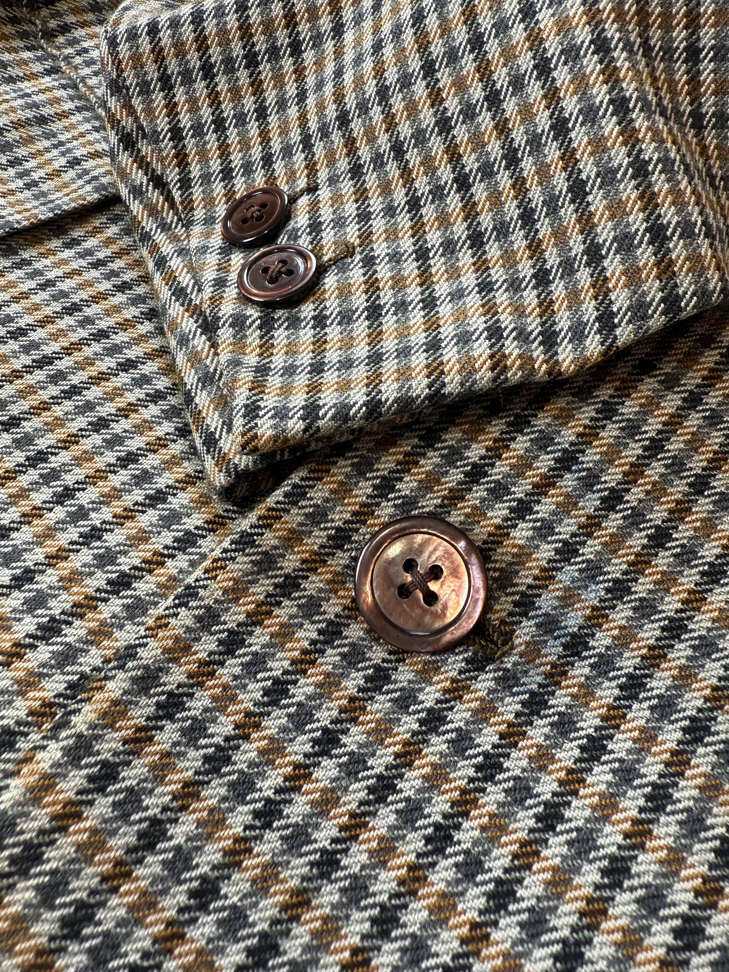 Giacca D’Avenza anni ‘80 check lana cashmere e seta - tg. 48