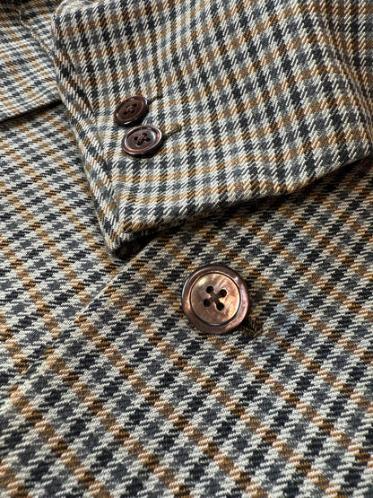 Giacca D’Avenza anni ‘80 check lana cashmere e seta - tg. 48