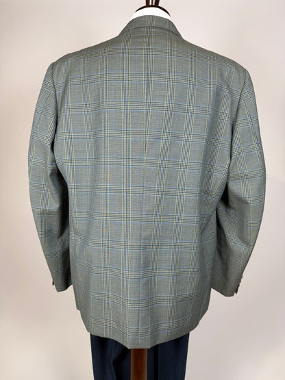 Giacca anni ‘80 fresco lana Galles verde salvia - tg. 58