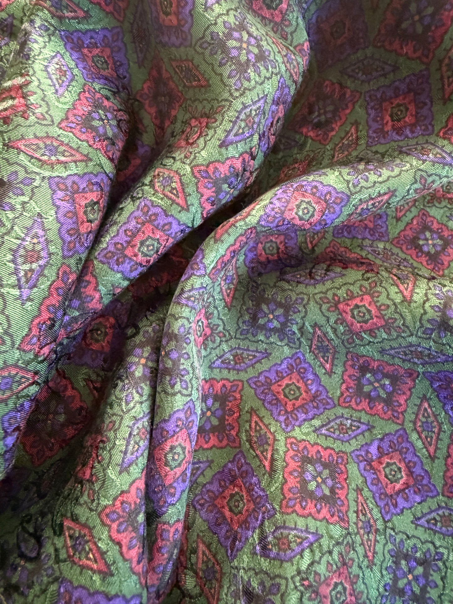 Sciarpa in seta Prochownick vintage jacquard