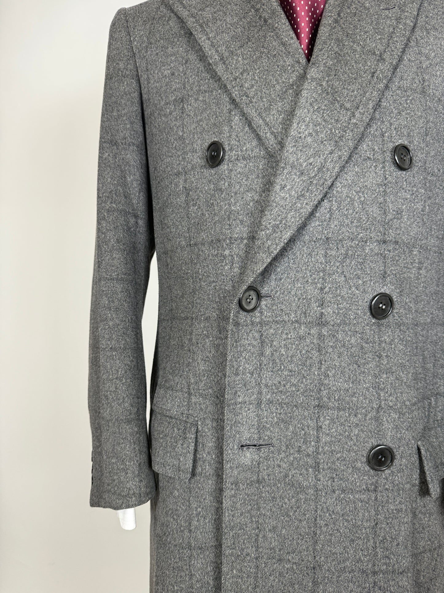 Cappotto doppiopetto sartoriale anni ‘50 - tg. 48-50