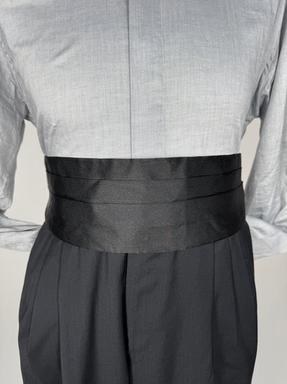 Fascia da smoking in raso di seta - 110 cm