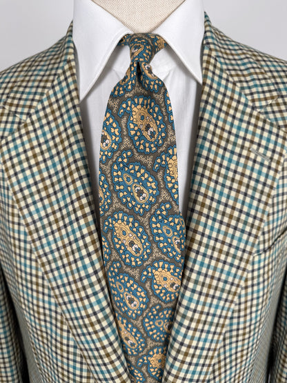 Cravatta Giorgio Armani vintage crêpe paisley