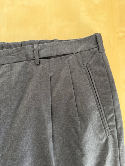 Completo sartoriale flanella pettinata grigio antracite - tg. 52/54, drop basso