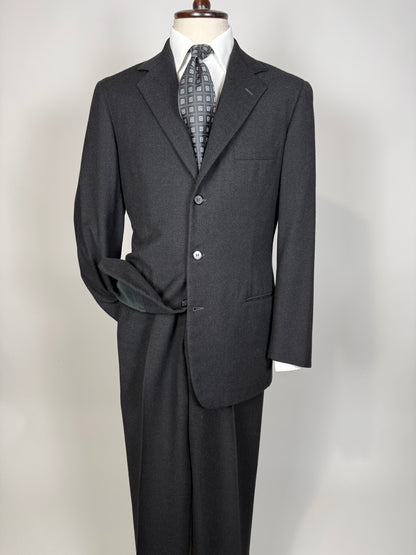 Completo anni ‘50/‘60 flanella antracite - tg. 46