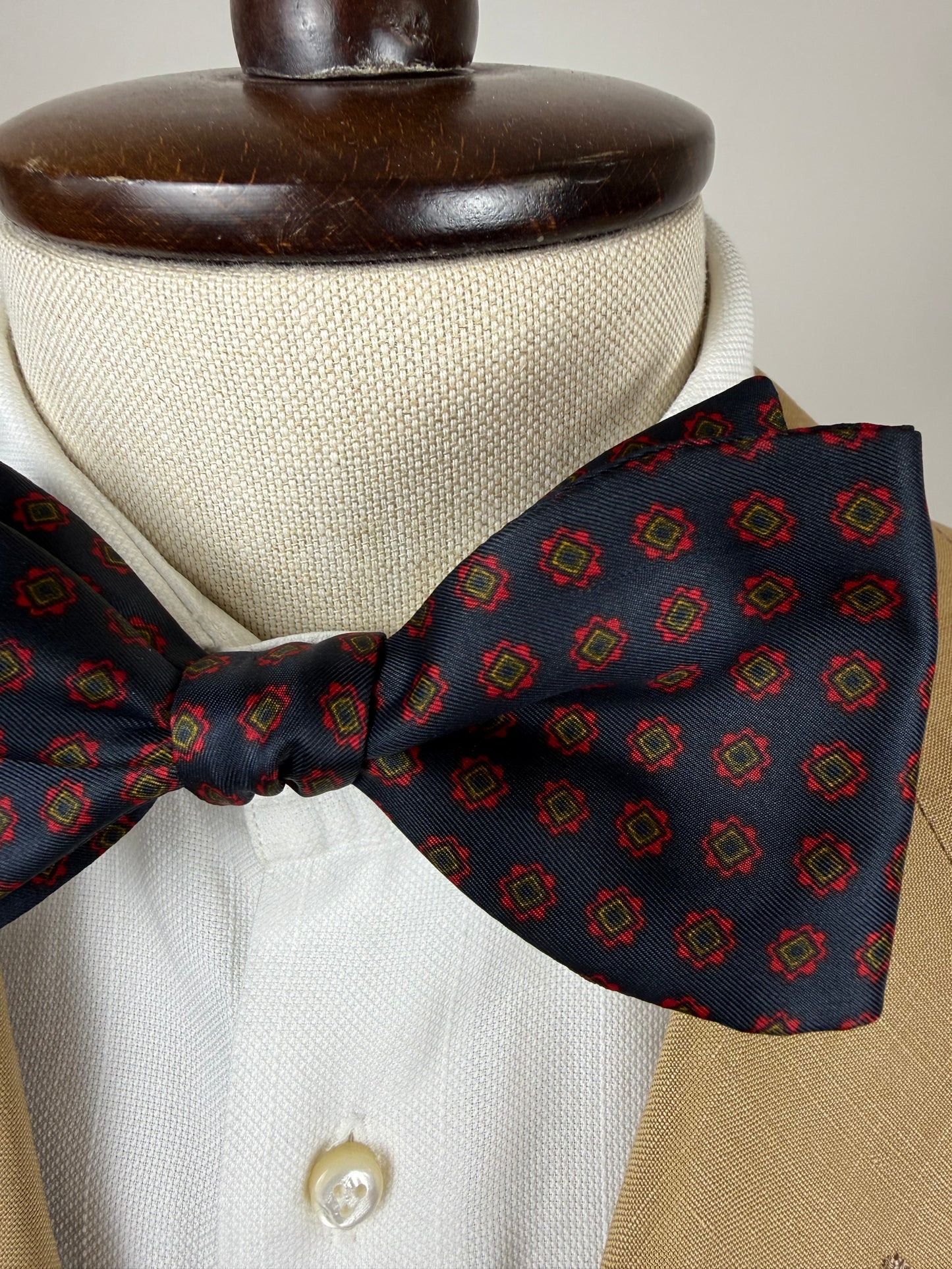 Papillon vintage navy micro fantasia