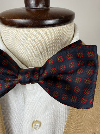 Papillon vintage navy micro fantasia