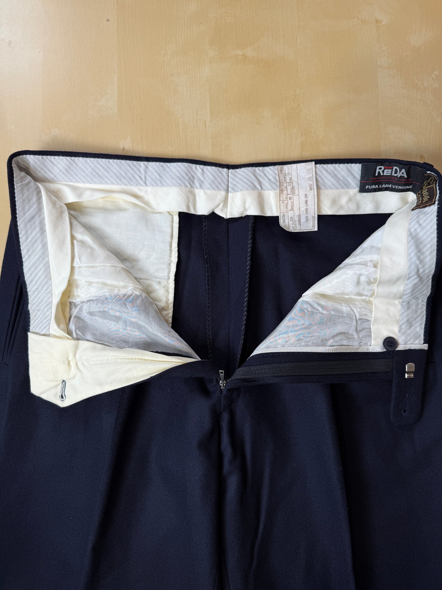 Pantaloni in flanella blu - tg. 50