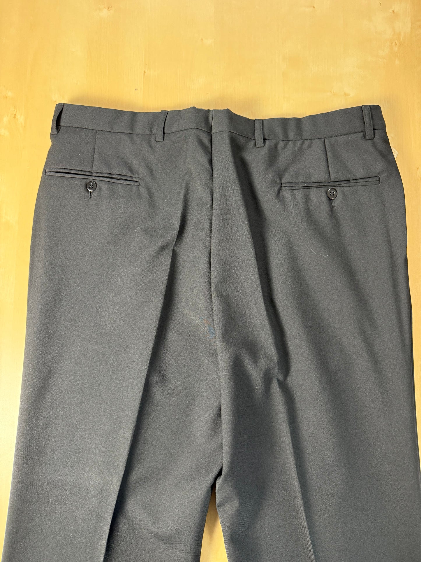 Pantaloni fresco lana blu notte anni ‘80/‘90 (NOS) - tg. 54