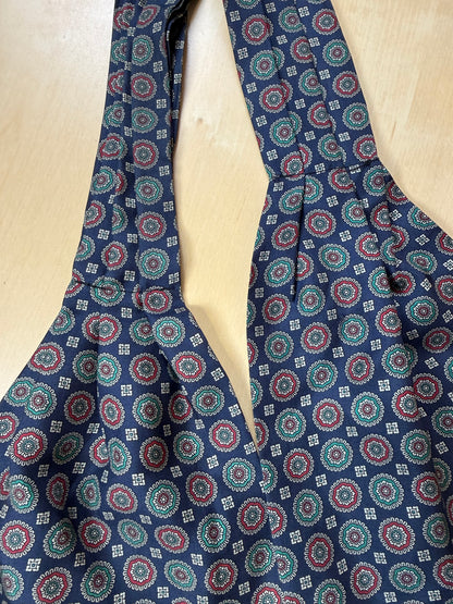 Ascot blu medaglioni