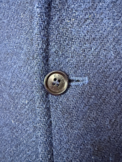 Giacca Etro tweed blu china - tg. 52
