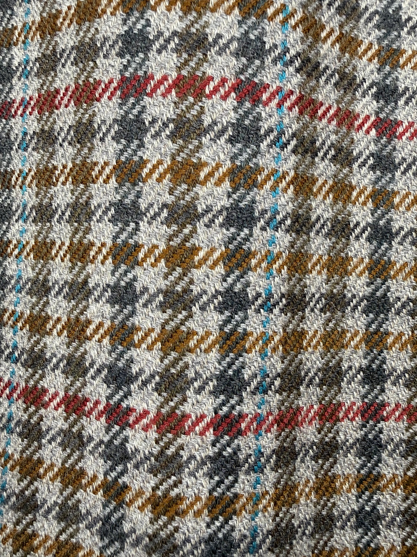 Giacca sartoriale lana e cashmere check - tg. 48/50 corta