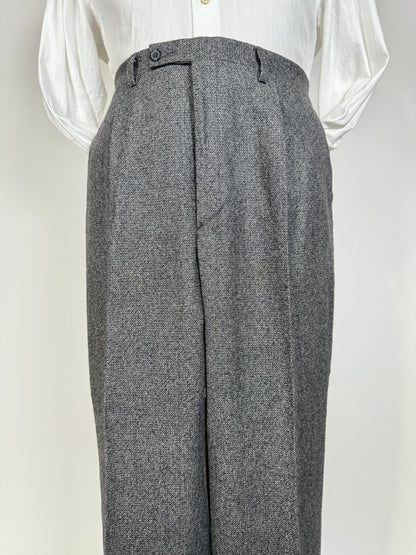 Pantaloni anni ‘70/‘80 flanella sale-pepe - tg. 52/54