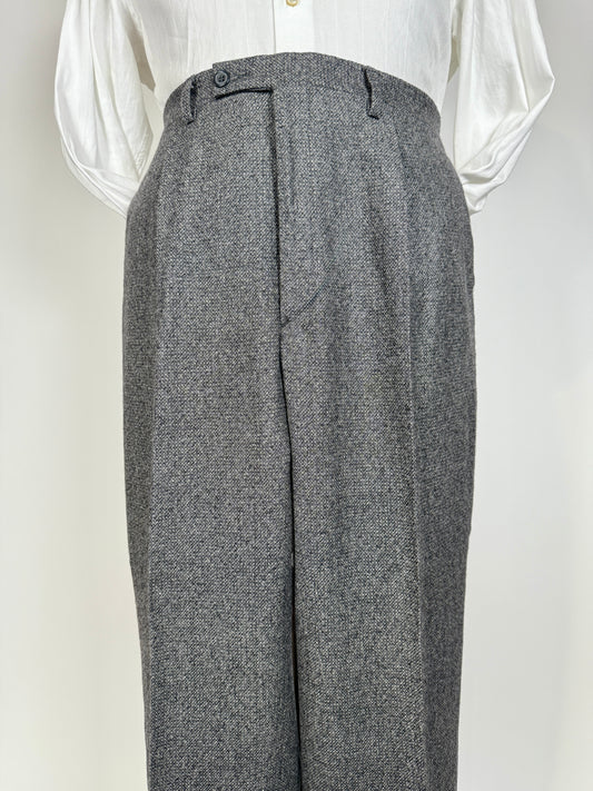 Pantaloni anni ‘70/‘80 flanella sale-pepe - tg. 52/54