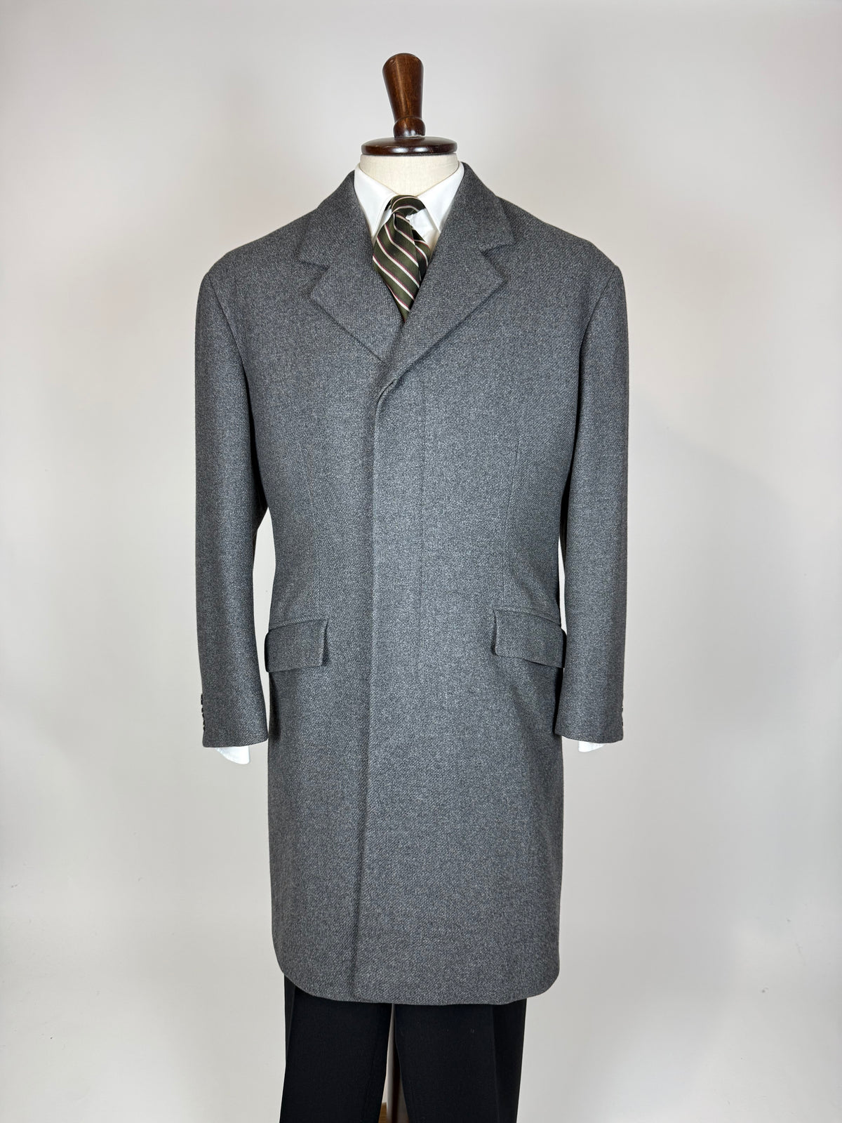 Cappotto sartoriale grigio anni '60 - tg. 46-48