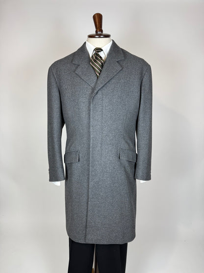 Cappotto sartoriale grigio anni '60 - tg. 46-48