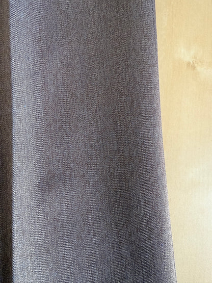 Pantaloni sartoriali anni ‘70 in twill pettinato marrone chiaro (NOS) - tg. 46