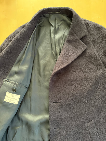 Cappotto raglan E. Zegna in bouclé di lana - tg. 48-52