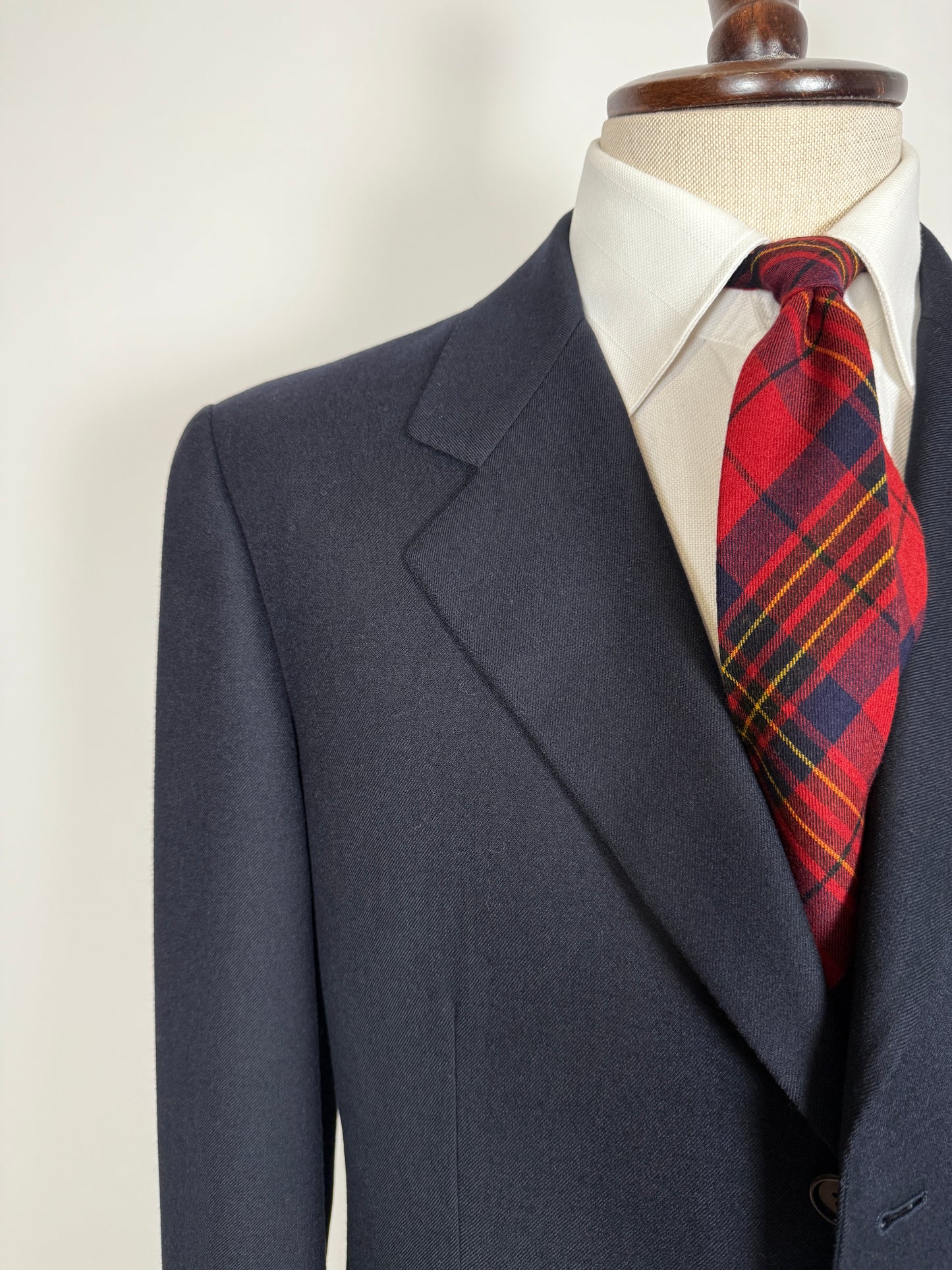 Giacca Burberrys anni ‘90 in flanella blu navy - tg. 50/52