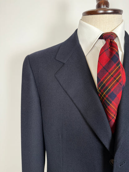 Giacca Burberrys anni ‘90 in flanella blu navy - tg. 50/52