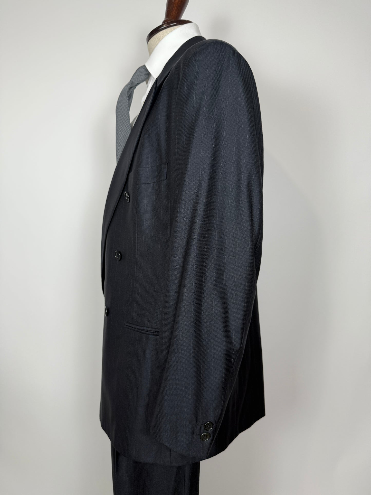 Completo doppiopetto Corneliani anni ‘80 in lana e seta - tg. 52/54