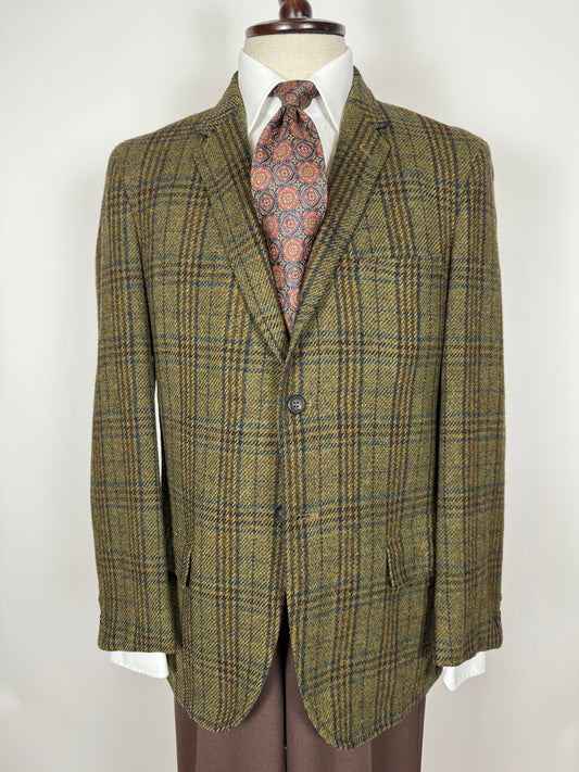 Giacca americana in tweed verde anni ‘60 - tg. 48/50