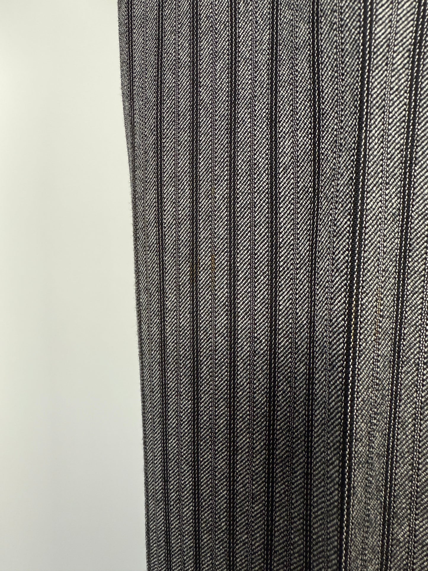 Pantalone anni ‘70 grigio a righe (morning dress) - tg. 44/46