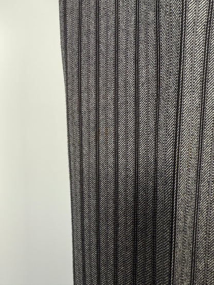 Pantalone anni ‘70 grigio a righe (morning dress) - tg. 44/46