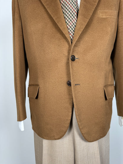 Giacca sartoriale in panno 100% cashmere Loro Piana - tg. 52/54 corta