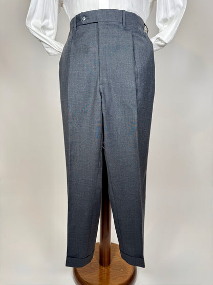 Pantaloni sartoriali fresco lana antracite - tg. 52