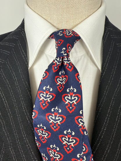 Cravatta anni ‘60/‘70 gigli