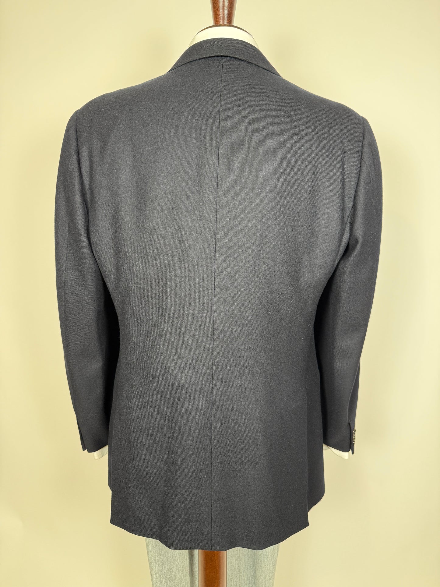 Giacca Burberrys anni ‘90 in flanella blu navy - tg. 50/52