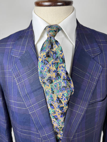 Cravatta Prochownick floreale jacquard