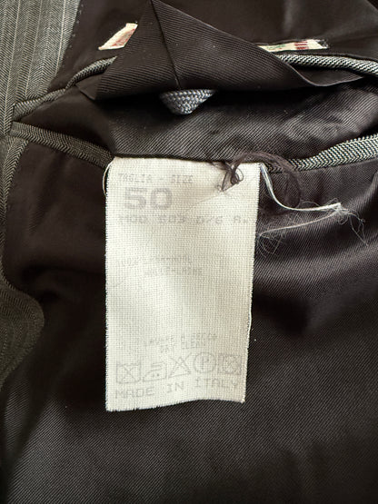 Giacca De Paz in fresco lana grigio spinato - tg. 50