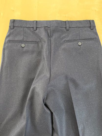 Pantaloni flanella blu tasche western (NOS) - tg. 48