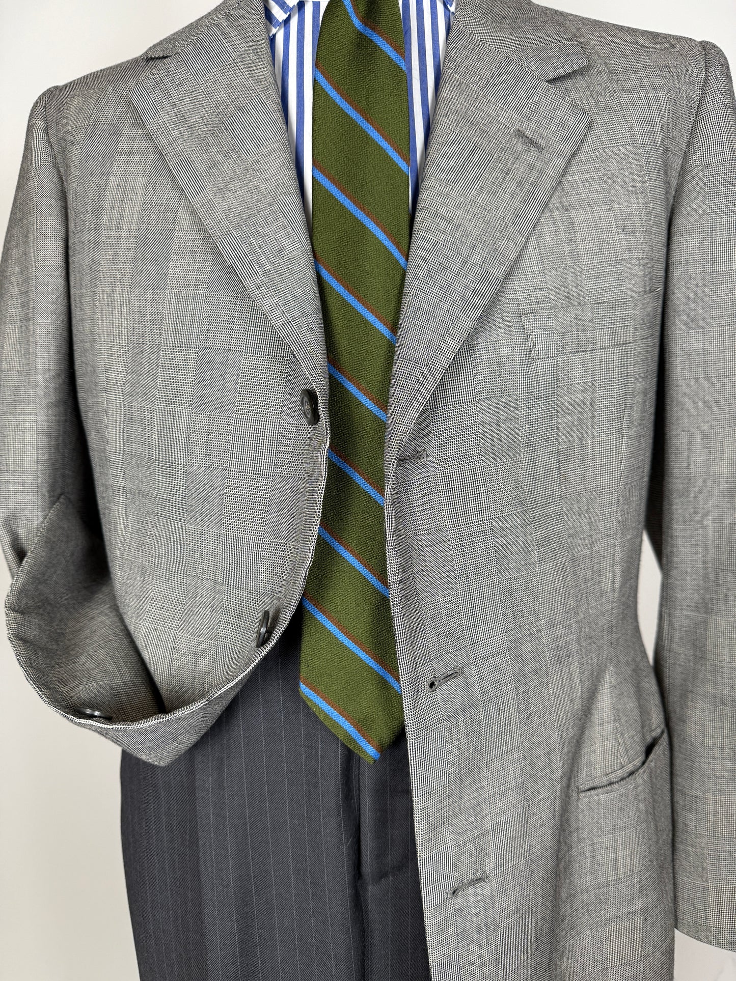 Giacca sartoriale anni ‘50/‘60 principe di Galles - tg. 48/50