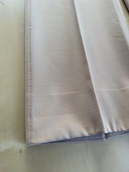 Completo anni ‘70 twill pettinato beige - tg. 42/44