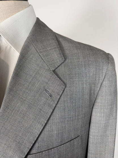 Giacca sartoriale anni '70 in grisaglia pettinata - tg. 50