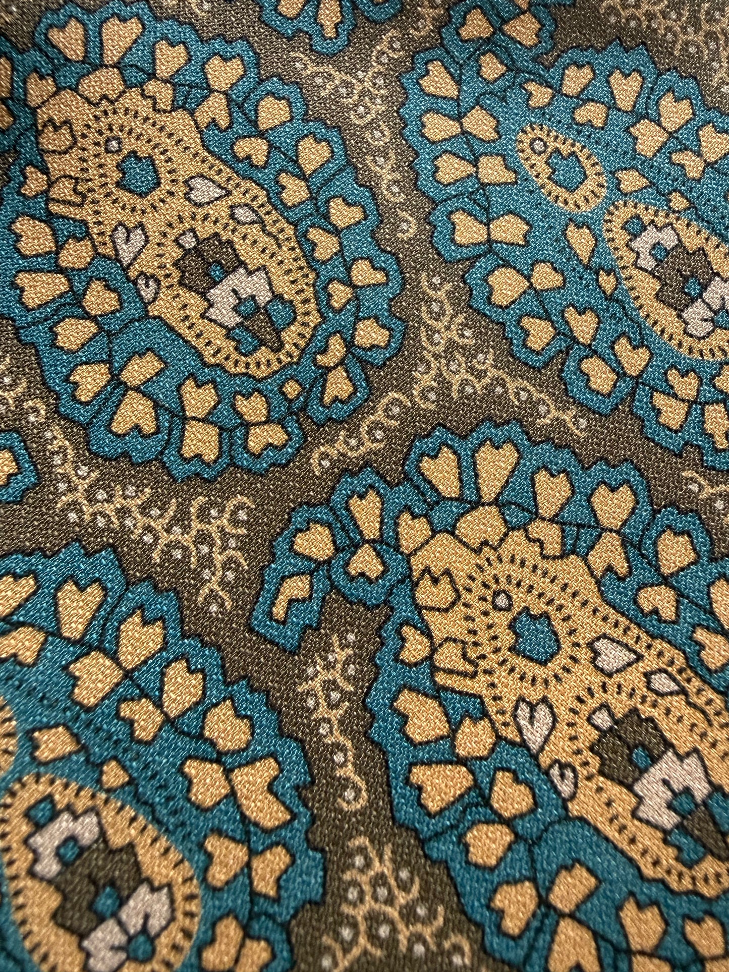 Cravatta Giorgio Armani vintage crêpe paisley
