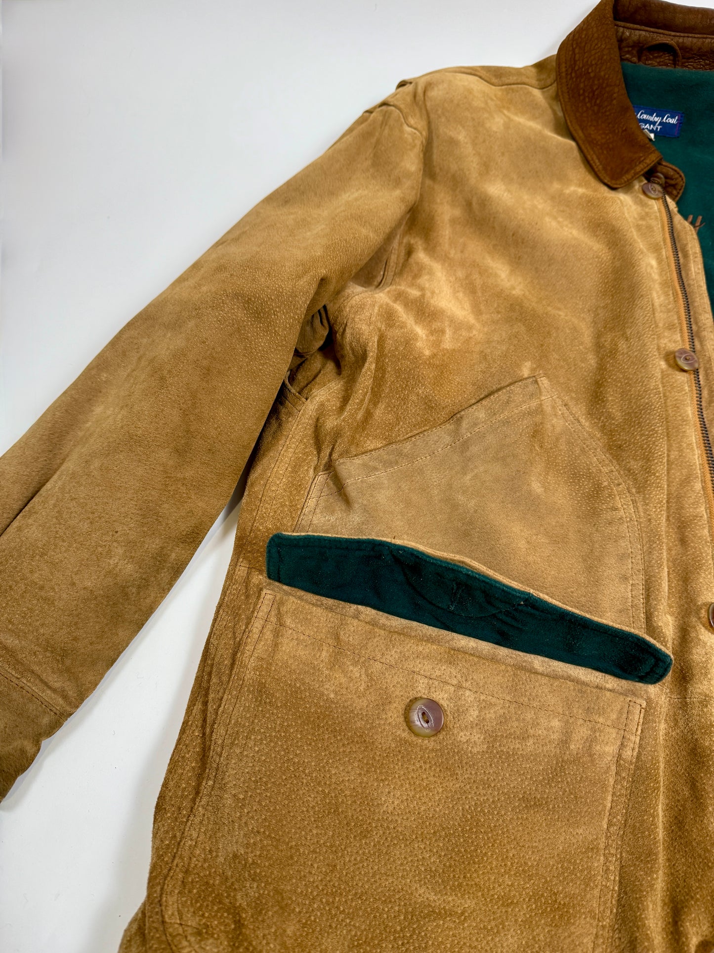 Giaccone Gant “Country coat” vintage pelle scamosciata - XL (52-56)