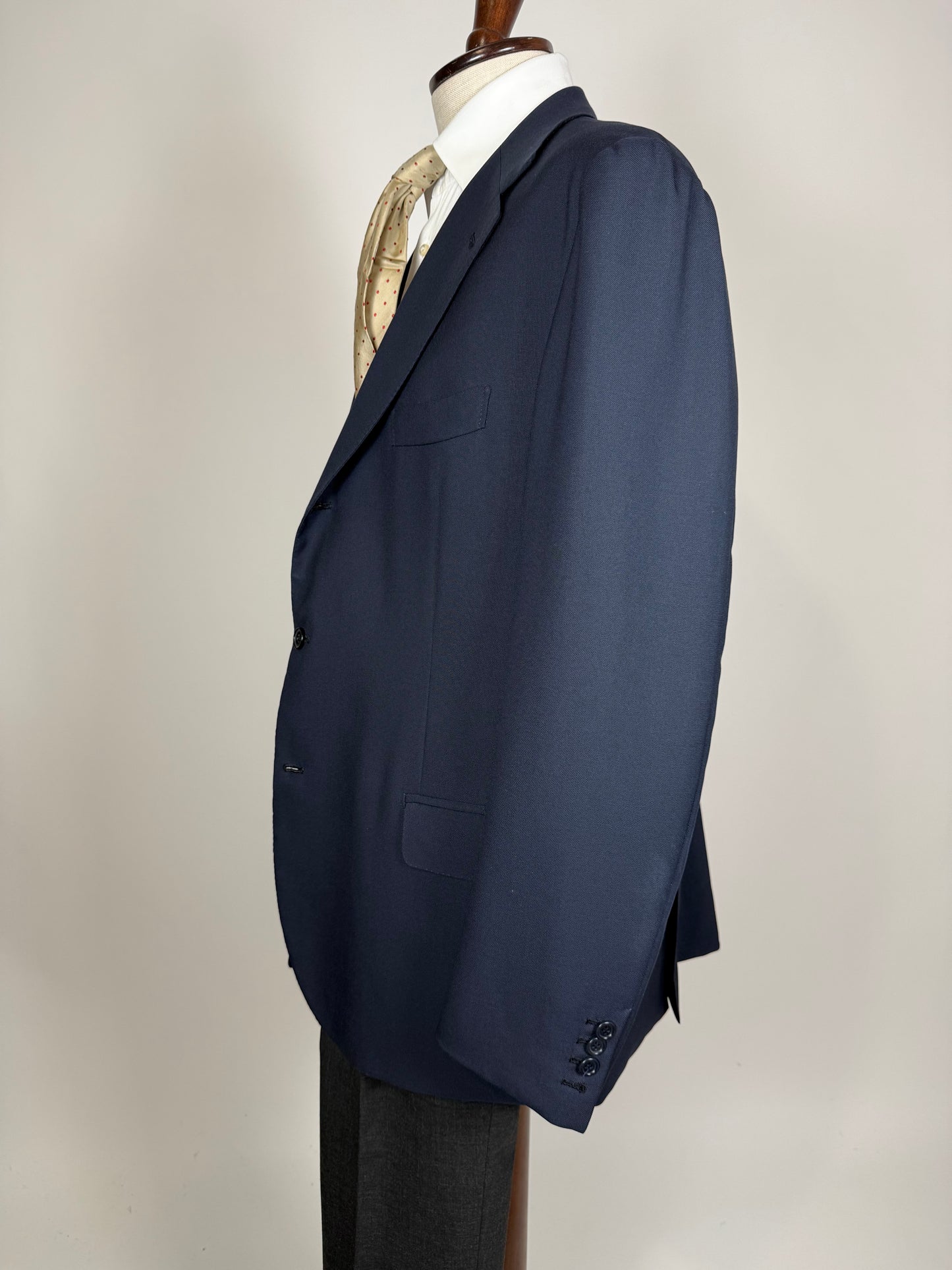 Giacca sartoriale grisaglia blu - tg. 58/60