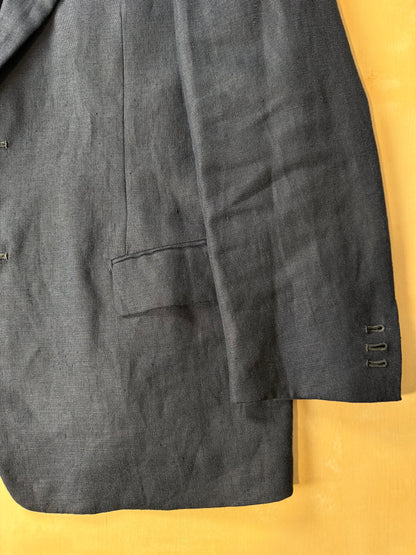 Giacca sartoriale in lino con fodera in seta - tg. 48/50