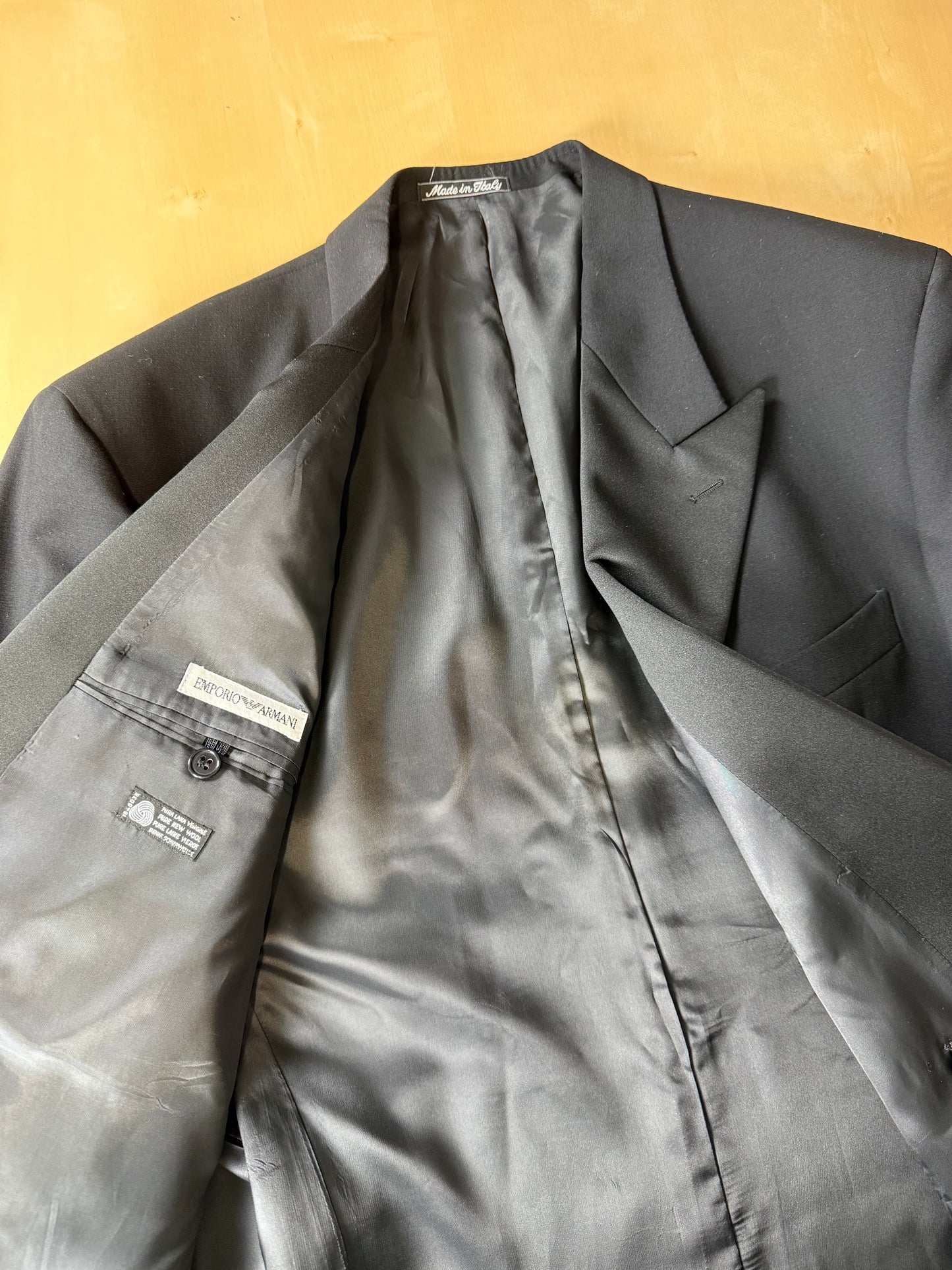 Smoking Emporio Armani doppiopetto anni ‘80/‘90 (NOS) - tg. 54 drop 7