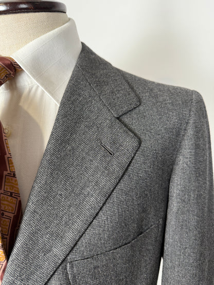 Completo sartoriale flanella grigia anni ‘60/‘70 - tg. 50