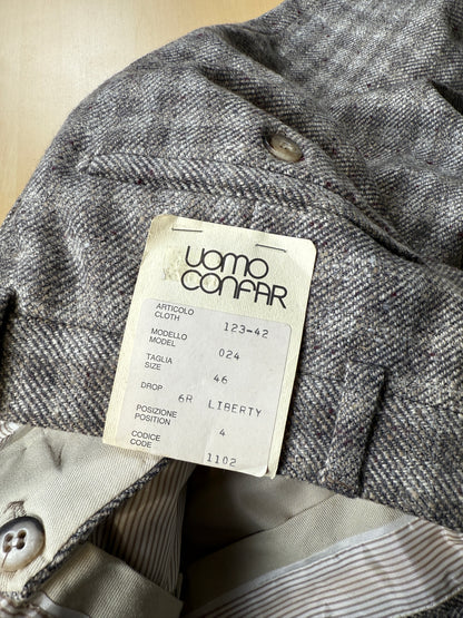 Pantaloni anni ‘70/‘80 tweed a quadri (NOS) - tg. 46