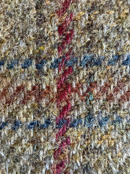 Giacca De Paz in tweed cachi finestrato - tg. 54