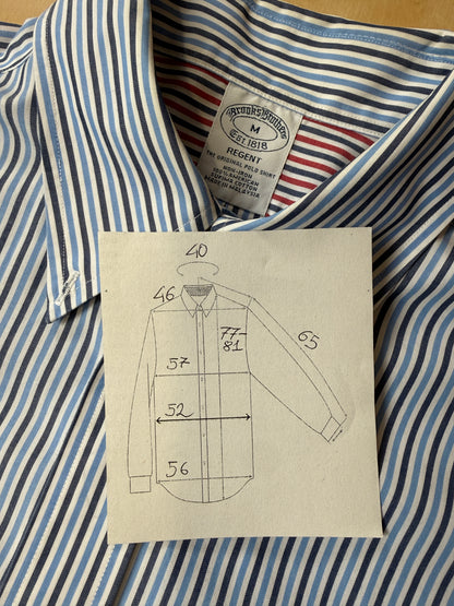 Camicia Brooks Brothers button-down a righe - M collo 40