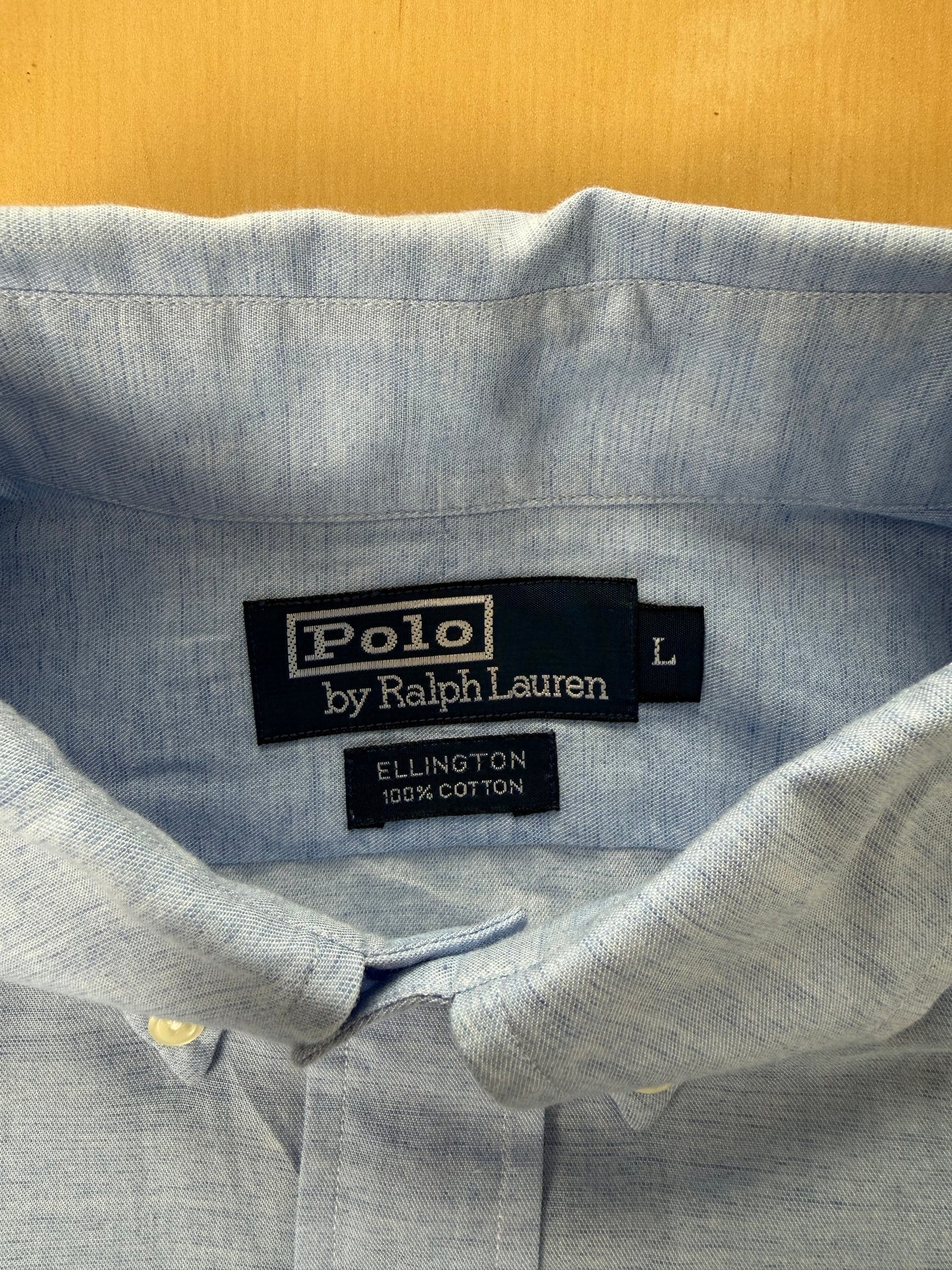 Camicia Ralph Lauren Ellington celeste - L collo 42