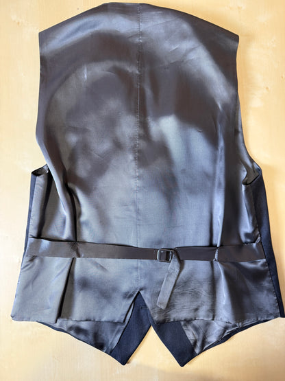 Panciotto in fresco lana grigio - tg. 48