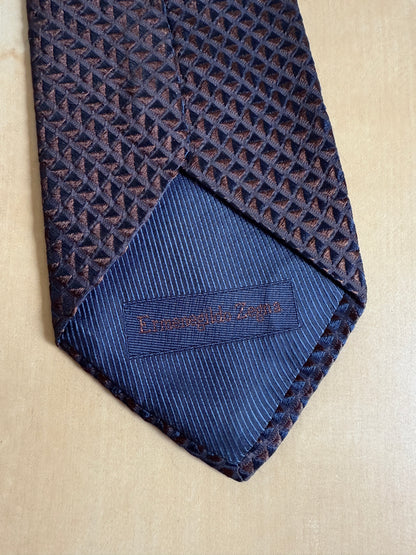 Cravatta Ermenegildo Zegna effetto rilievo